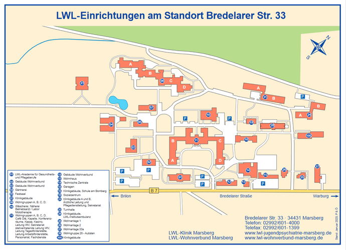 Lageplan KJP