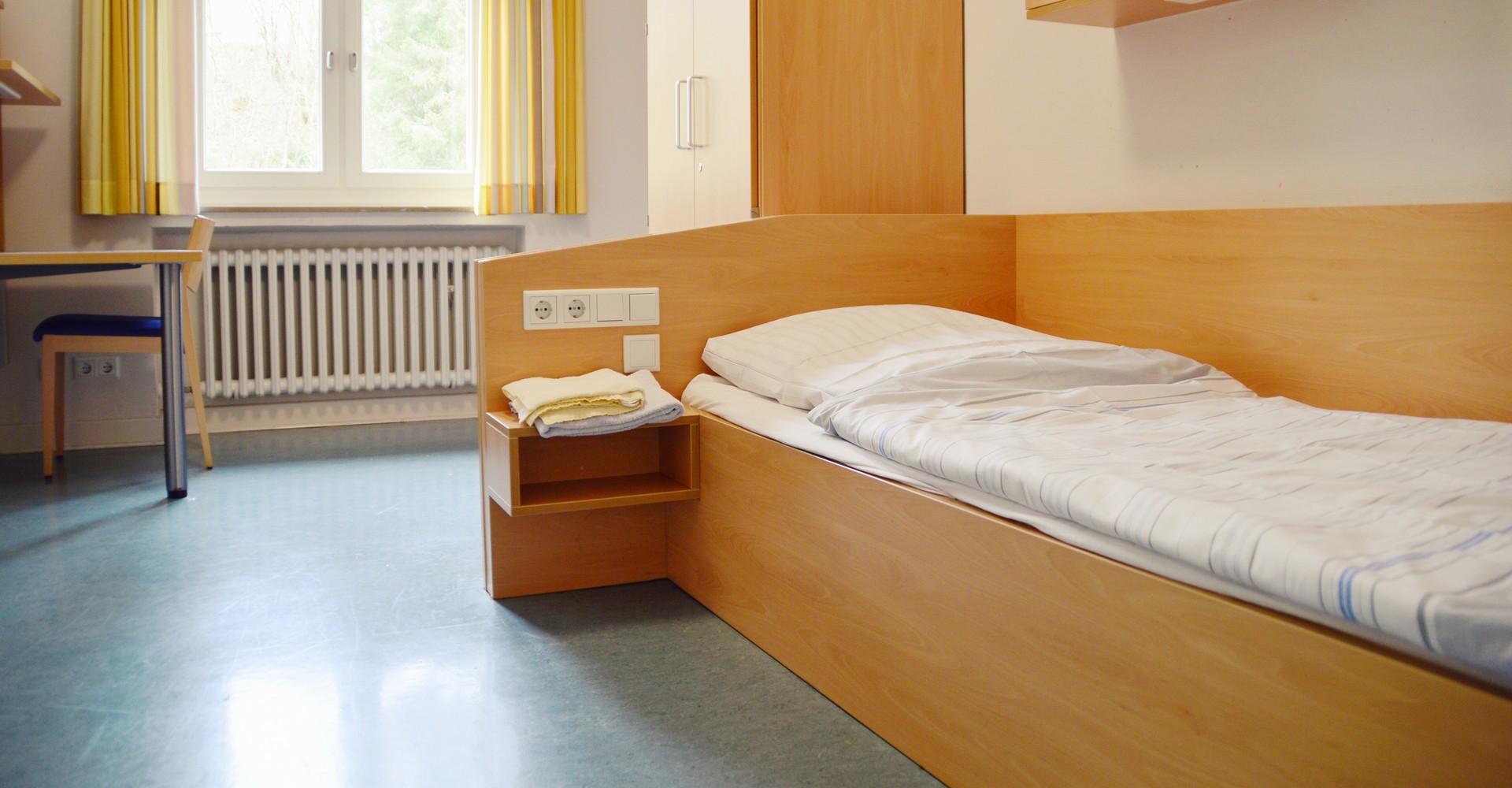 Ein Zimmer in der KJP Marsberg